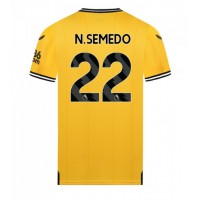 Camiseta Wolves Nelson Semedo #22 Primera Equipación Replica 2023-24 mangas cortas
